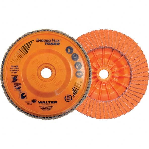 WALTER Surface Technologies - Flap Discs Abrasive Type: Coated Flap Disc Type: Type 27 - Exact Tool & Supply