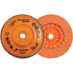 WALTER Surface Technologies - Flap Discs Abrasive Type: Coated Flap Disc Type: Type 27 - Exact Tool & Supply