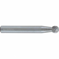 WALTER Surface Technologies - Burrs Head Shape: Ball Industry Specification: SD-1DC - Exact Tool & Supply