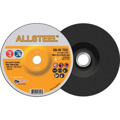 WALTER Surface Technologies - Depressed-Center Wheels Wheel Diameter (Inch): 7 Wheel Thickness (Inch): 1/8 - Exact Tool & Supply