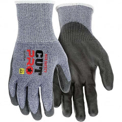 MCR Safety - Size XS, ANSI Cut Lvl A6, Puncture Lvl 4, Abrasion Lvl 4, Polyurethane Coated Cut & Puncture Resistant Gloves - Exact Tool & Supply