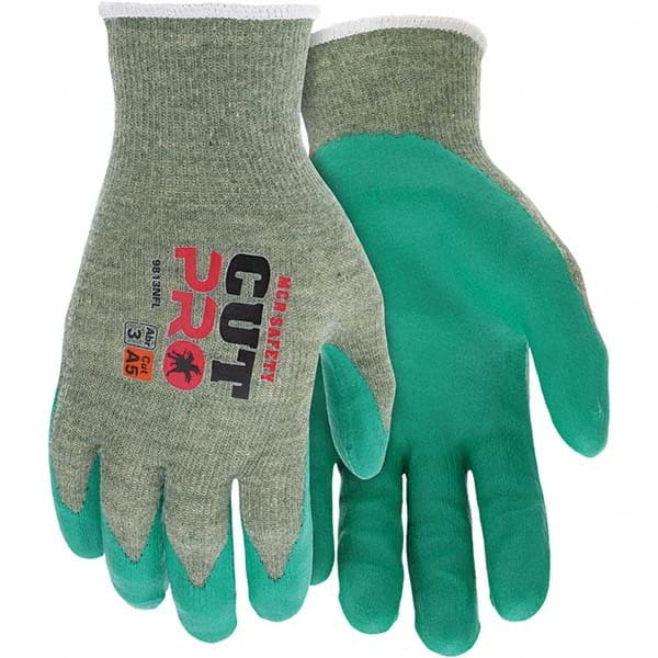 MCR Safety - Size S, ANSI Cut Lvl A5, Abrasion Lvl 3, Foam Nitrile Coated Cut Resistant Gloves - Exact Tool & Supply