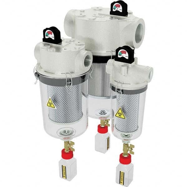 Solberg - Filter, Regulator & Lubricator (FRL) Units Configuration: 1 Pc. Inline Bacterial Vacuum Filter Body Type: Standard - Exact Tool & Supply