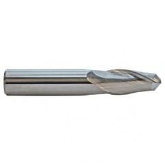 .050 TuffCut GP Standard Length 2 Fl Ball Nose Center Cutting End Mill - Exact Tool & Supply
