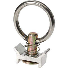 US Cargo Control - Cargo Beams & Track Fittings Type: Single Stud Fitting W/Round Ring - Stainless Steel Load Capacity (Lb.): 1333.000 (Pounds) - Exact Tool & Supply