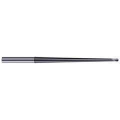 Harvey Tool - Ball End Mills; Mill Diameter (Inch): 3/32 ; Mill Diameter (Decimal Inch): 0.0930 ; Number of Flutes: 2 ; Length of Cut (Decimal Inch): 0.0740 ; Material: Solid Carbide ; Overall Length (Inch): 2 - Exact Tool & Supply