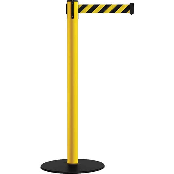 Trafford Industrial - Barrier Posts Type: Stanchion Post Color/Finish: Yellow - Exact Tool & Supply