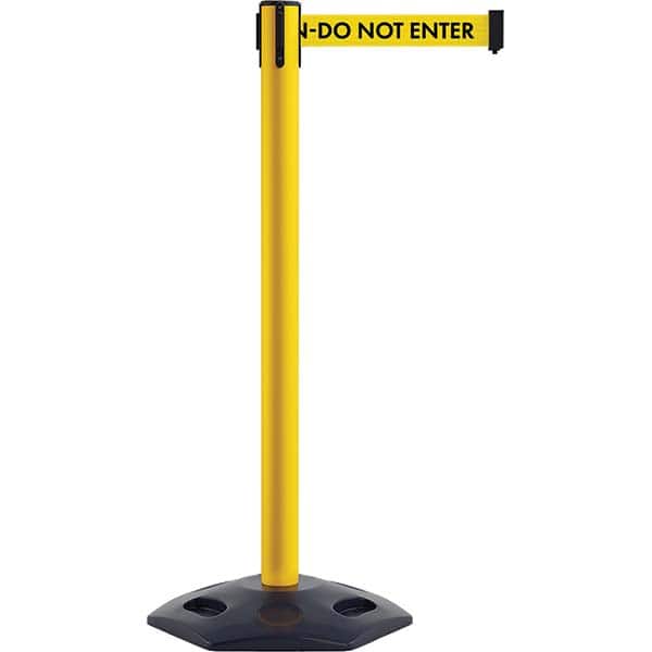 Trafford Industrial - Barrier Posts Type: Stanchion Post Color/Finish: Yellow - Exact Tool & Supply