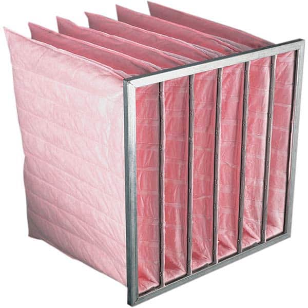 PRO-SOURCE - Bag & Cube Air Filters; Filter Type: Pocket Filter ; Nominal Height (Inch): 24 ; Nominal Width (Inch): 12 ; Nominal Depth (Inch): 29 ; Integrated Frame: Yes ; Particle Capture Efficiency (%): 80-85 - Exact Tool & Supply