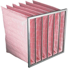 PRO-SOURCE - Bag & Cube Air Filters; Filter Type: Pocket Filter ; Nominal Height (Inch): 24 ; Nominal Width (Inch): 12 ; Nominal Depth (Inch): 29 ; Integrated Frame: Yes ; Particle Capture Efficiency (%): 80-85 - Exact Tool & Supply