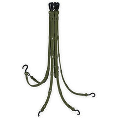 The Perfect Bungee - Stretch Tie Downs Type: FlexWeb Tie Down End Type: Molded in Hook & Safety Clasp; Molded Nylon Hook End; Overmolded Nylon Hook End - Exact Tool & Supply