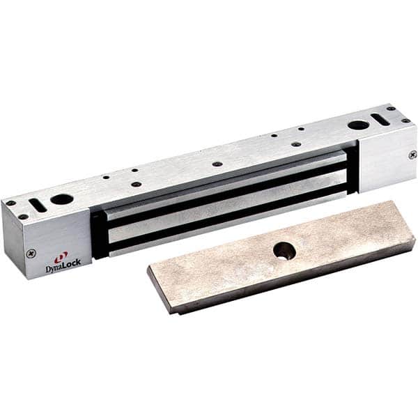 Made in USA - Electromagnet Locks Average Magnetic Pull (Lb.): 1200.000 (Pounds) Length (Inch): 14 - Exact Tool & Supply