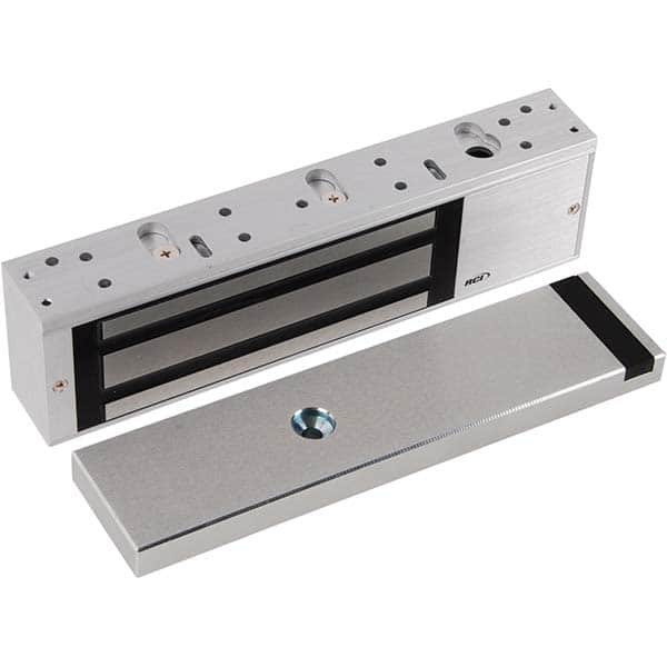 Made in USA - Electromagnet Locks Average Magnetic Pull (Lb.): 1500.000 (Pounds) Length (Inch): 10-1/2 - Exact Tool & Supply