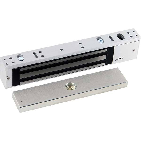 Made in USA - Electromagnet Locks Average Magnetic Pull (Lb.): 750.000 (Pounds) Length (Inch): 9-3/8 - Exact Tool & Supply
