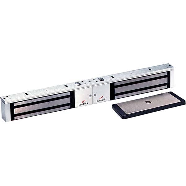 Made in USA - Electromagnet Locks Average Magnetic Pull (Lb.): 1200.000 (Pounds) Length (Inch): 22 - Exact Tool & Supply