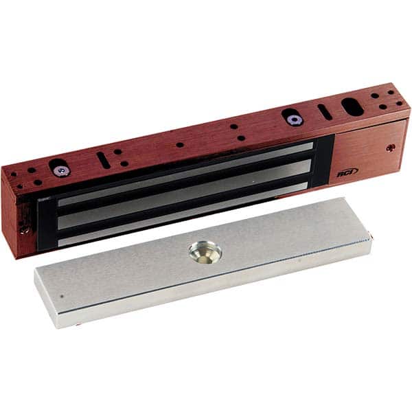 Made in USA - Electromagnet Locks Average Magnetic Pull (Lb.): 750.000 (Pounds) Length (Inch): 9-3/8 - Exact Tool & Supply