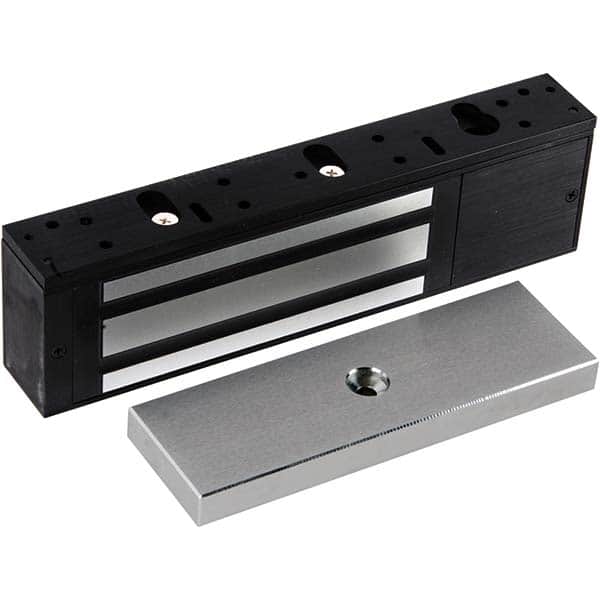 Made in USA - Electromagnet Locks Average Magnetic Pull (Lb.): 1500.000 (Pounds) Length (Inch): 10-1/2 - Exact Tool & Supply