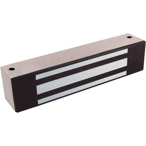 Securitron - Electromagnet Locks Average Magnetic Pull (Lb.): 600.000 (Pounds) Length (Inch): 8 - Exact Tool & Supply