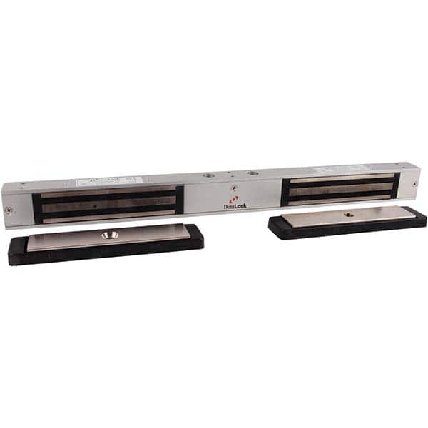 Made in USA - Electromagnet Locks Average Magnetic Pull (Lb.): 650.000 (Pounds) Length (Inch): 10-1/2 - Exact Tool & Supply