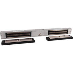 Made in USA - Electromagnet Locks Average Magnetic Pull (Lb.): 650.000 (Pounds) Length (Inch): 10-1/2 - Exact Tool & Supply