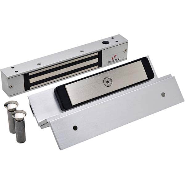 Made in USA - Electromagnet Locks Average Magnetic Pull (Lb.): 650.000 (Pounds) Length (Inch): 10-1/2 - Exact Tool & Supply