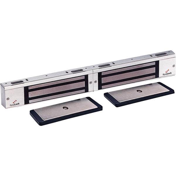 Made in USA - Electromagnet Locks Average Magnetic Pull (Lb.): 1500.000 (Pounds) Length (Inch): 22 - Exact Tool & Supply