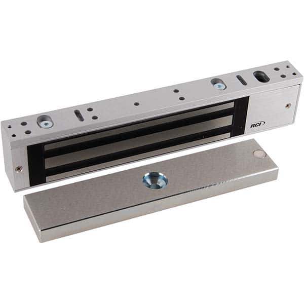 Made in USA - Electromagnet Locks Average Magnetic Pull (Lb.): 750.000 (Pounds) Length (Inch): 9-3/8 - Exact Tool & Supply