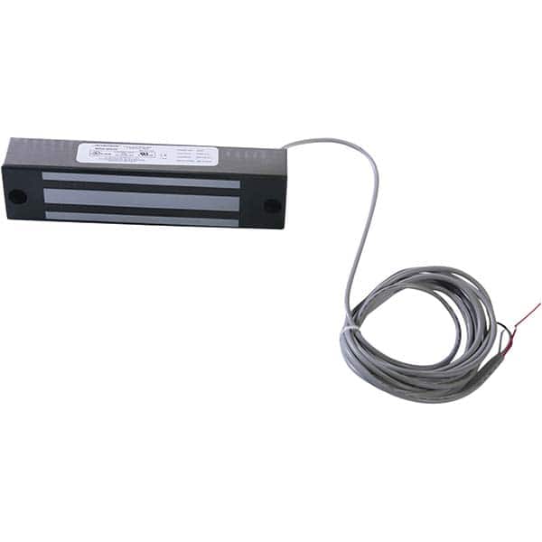 Securitron - Electromagnet Locks Average Magnetic Pull (Lb.): 600.000 (Pounds) Length (Inch): 8 - Exact Tool & Supply