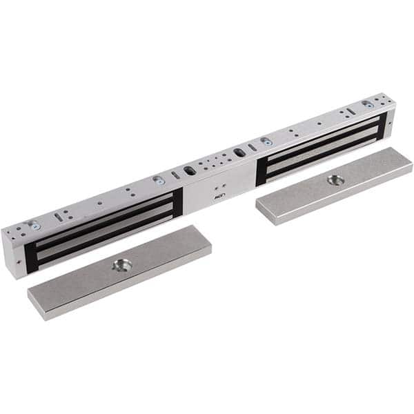 Made in USA - Electromagnet Locks Average Magnetic Pull (Lb.): 750.000 (Pounds) Length (Inch): 18-3/4 - Exact Tool & Supply