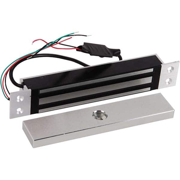 Made in USA - Electromagnet Locks Average Magnetic Pull (Lb.): 750.000 (Pounds) Length (Inch): 9 - Exact Tool & Supply