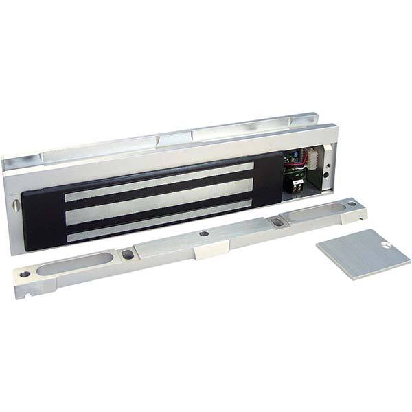 Securitron - Electromagnet Locks Average Magnetic Pull (Lb.): 600.000 (Pounds) Length (Inch): 10-1/2 - Exact Tool & Supply