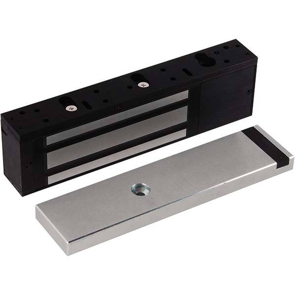 Made in USA - Electromagnet Locks Average Magnetic Pull (Lb.): 1500.000 (Pounds) Length (Inch): 10-1/2 - Exact Tool & Supply