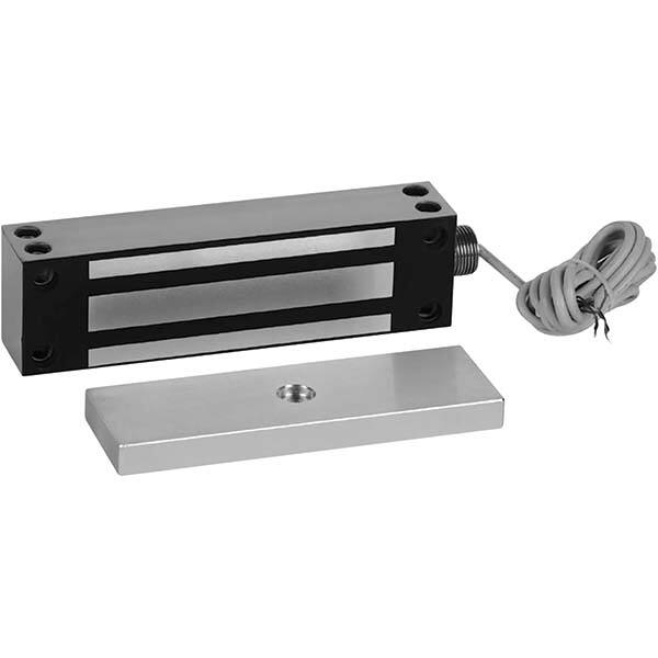Made in USA - Electromagnet Locks Average Magnetic Pull (Lb.): 1200.000 (Pounds) Length (Inch): 7-7/16 - Exact Tool & Supply