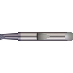 Micro 100 - Boring Bars; Minimum Bore Diameter (Decimal Inch): 0.2300 ; Maximum Bore Depth (Decimal Inch): 1.2500 ; Maximum Bore Depth (Inch): 1-1/4 ; Material: Solid Carbide ; Boring Bar Type: Boring ; Shank Diameter (Decimal Inch): 0.2500 - Exact Tool & Supply