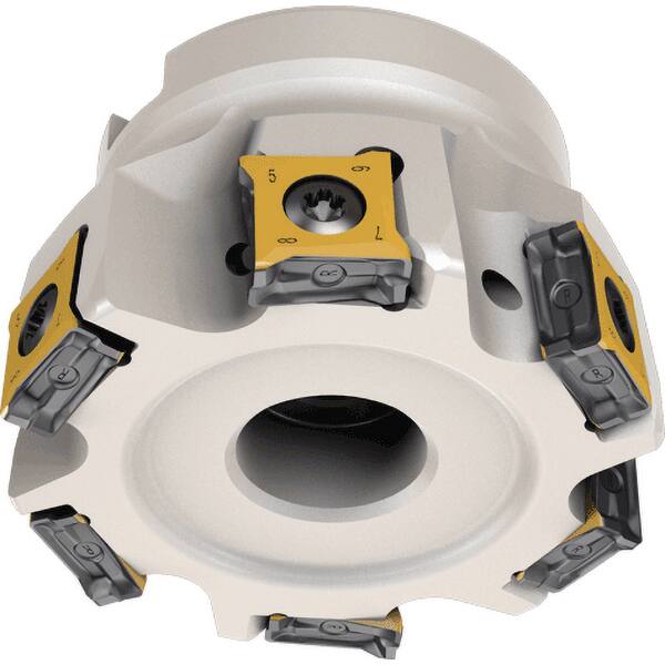 Iscar - Indexable Square-Shoulder Face Mills Cutting Diameter (mm): 127.00 Cutting Diameter (Decimal Inch): 5.0000 - Exact Tool & Supply