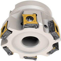 Iscar - Indexable Square-Shoulder Face Mills Cutting Diameter (mm): 127.00 Cutting Diameter (Decimal Inch): 5.0000 - Exact Tool & Supply
