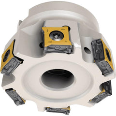 Iscar - Indexable Square-Shoulder Face Mills Cutting Diameter (mm): 63.00 Cutting Diameter (Decimal Inch): 2.4800 - Exact Tool & Supply