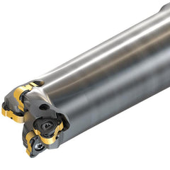 Iscar - Indexable Copy End Mills Maximum Depth of Cut (mm): 1.00 Maximum Depth of Cut (Decimal Inch): 0.0390 - Exact Tool & Supply
