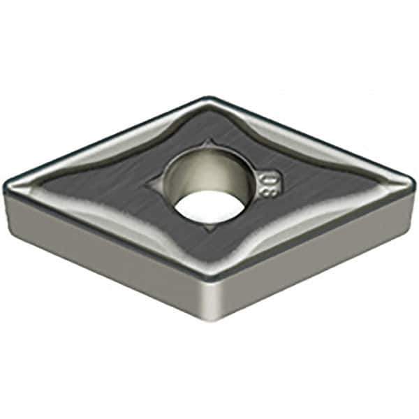 Sumitomo - DNMG434 EEM Grade AC5025S Carbide Turning Insert - TiAlSiN Finish, 55° Diamond, 1/2" Inscr Circle, 3/16" Thick, 1/16" Corner Radius - Exact Tool & Supply