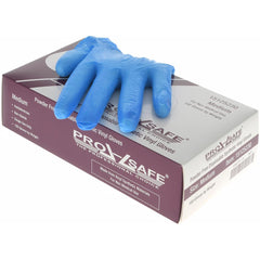 PRO-SAFE - Size M, 3 mil, Synthetic Hybrid Disposable Gloves - Exact Tool & Supply