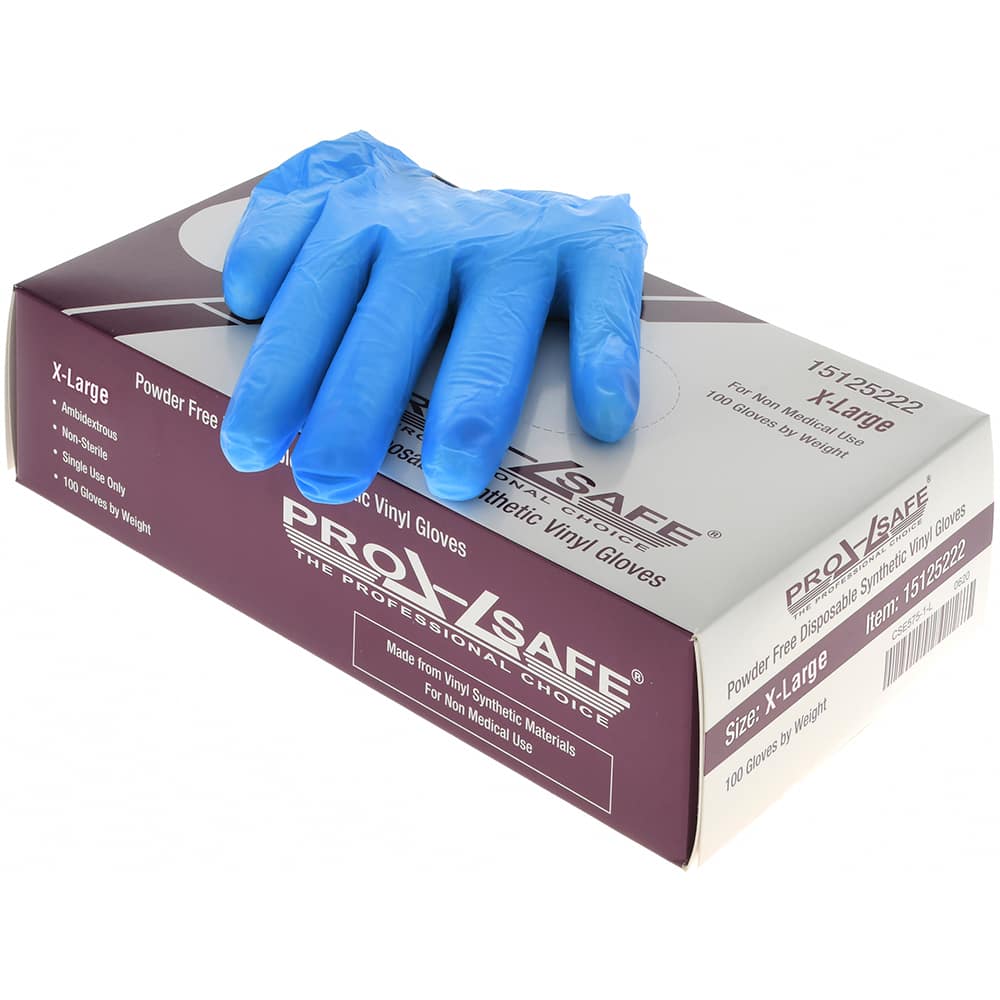 No Brand - Size XL, 3 mil, Synthetic Hybrid Disposable Gloves - Exact Tool & Supply