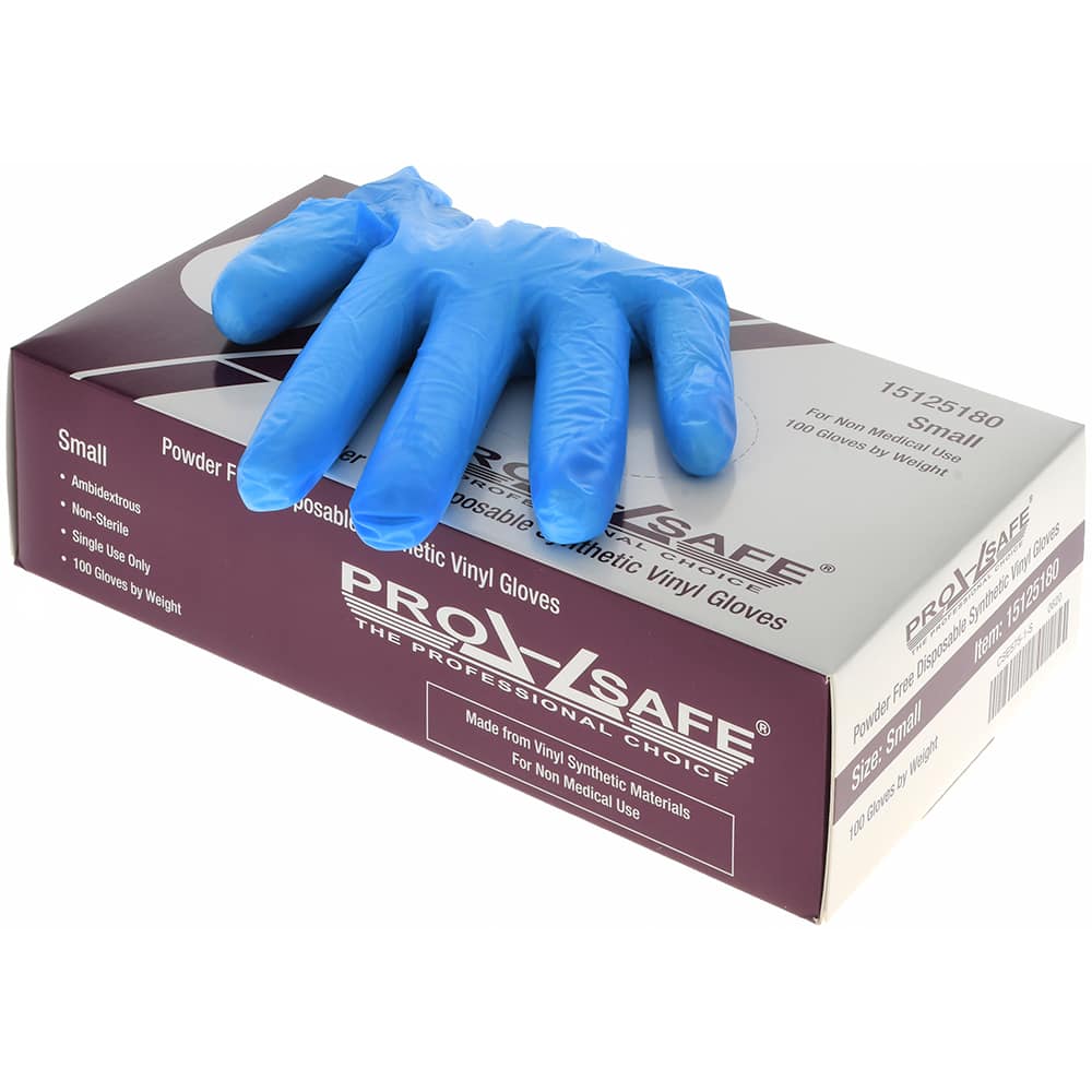 PRO-SAFE - Size S, 3 mil, Synthetic Hybrid Disposable Gloves - Exact Tool & Supply