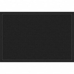 PRO-SAFE - 2.66' Long x 2' Wide Natural Rubber, Ribbed Entrance Matting - Exact Tool & Supply