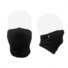 Badger Sport - Pack of (100), Size L/XL Black Gaiter Design Washable Face Mask - Exact Tool & Supply