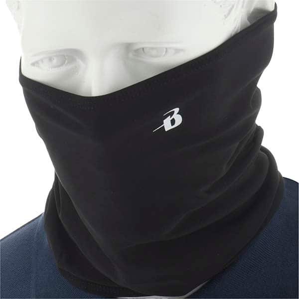 PRO-SAFE - Pack of (10), Size L/XL Black Gaiter Design Washable Face Mask - Exact Tool & Supply