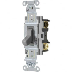 Bryant Electric - Wall & Dimmer Light Switches Switch Type: Three Way Switch Operation: Toggle - Exact Tool & Supply