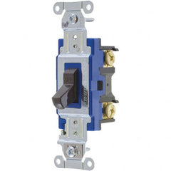 Bryant Electric - Wall & Dimmer Light Switches Switch Type: Three Way Switch Operation: Toggle - Exact Tool & Supply