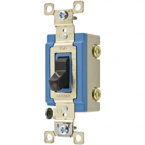 Bryant Electric - Wall & Dimmer Light Switches Switch Type: NonDimmer Switch Operation: Toggle - Exact Tool & Supply
