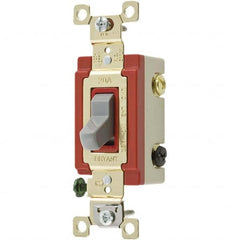 Bryant Electric - Wall & Dimmer Light Switches Switch Type: Three Way Switch Operation: Toggle - Exact Tool & Supply