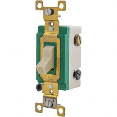 Bryant Electric - Wall & Dimmer Light Switches Switch Type: Three Way Switch Operation: Toggle - Exact Tool & Supply